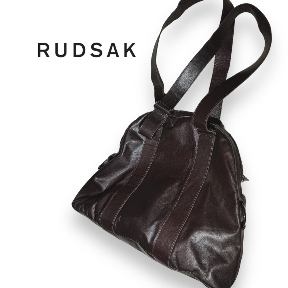 Atelier Noir RUDSAK. Leather Shoulder Bag - Dark Brown